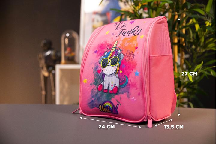 Actual product image Konix Mythics Unicorn BE FUNKY- Backpack (Switch, Switch Lite, Switch OLED)