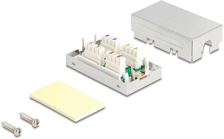 Actual product image Delock Junction box for network cable Cat.6A LSA STP (Cable connection box)