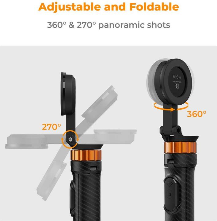 Actual product image K&F Concept Selfie Ms19 tripod with MagSafe mount (Plastic)