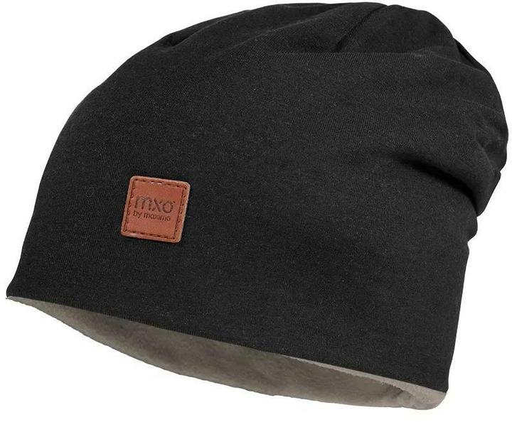 Produktbild Maximo Mütze Beanie reversible Schwarz/Fungi Gr. 51 (51)