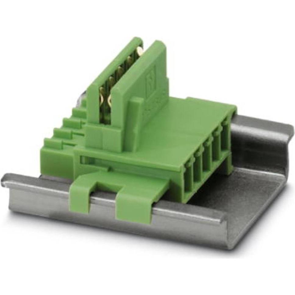 Phoenix Contact Accessorio Connettore bus su guida DIN, Cavo + Spina elettrica, Verde