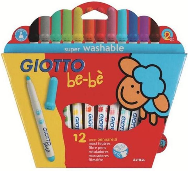 Giotto Super Fiber Painter (Orange, Yellow, 12 x)