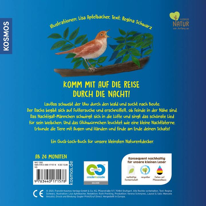 Produktbild Kosmos Guck Mal Tief In Die Nacht (Deutsch, Lisa Apfelbacher, Regina Schwarz, 2021)