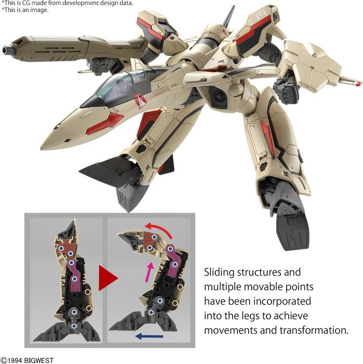 Actual product image Bandai Macross - YF-19 High Grade