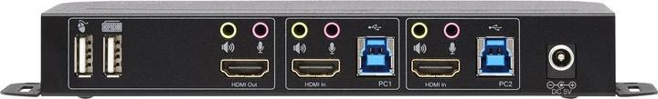 Produktbild Eaton 2-Port HDMI/USB KVM Switch 4K 60Hz HDR HDCP 2.2 IR USB Sharing USB 3.0 Cables