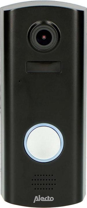 Actual product image Alecto WLAN doorbell with camera, black (Wi-Fi)
