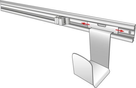 Actual product image Wagner System design yourself wall bracket WH 2089 black