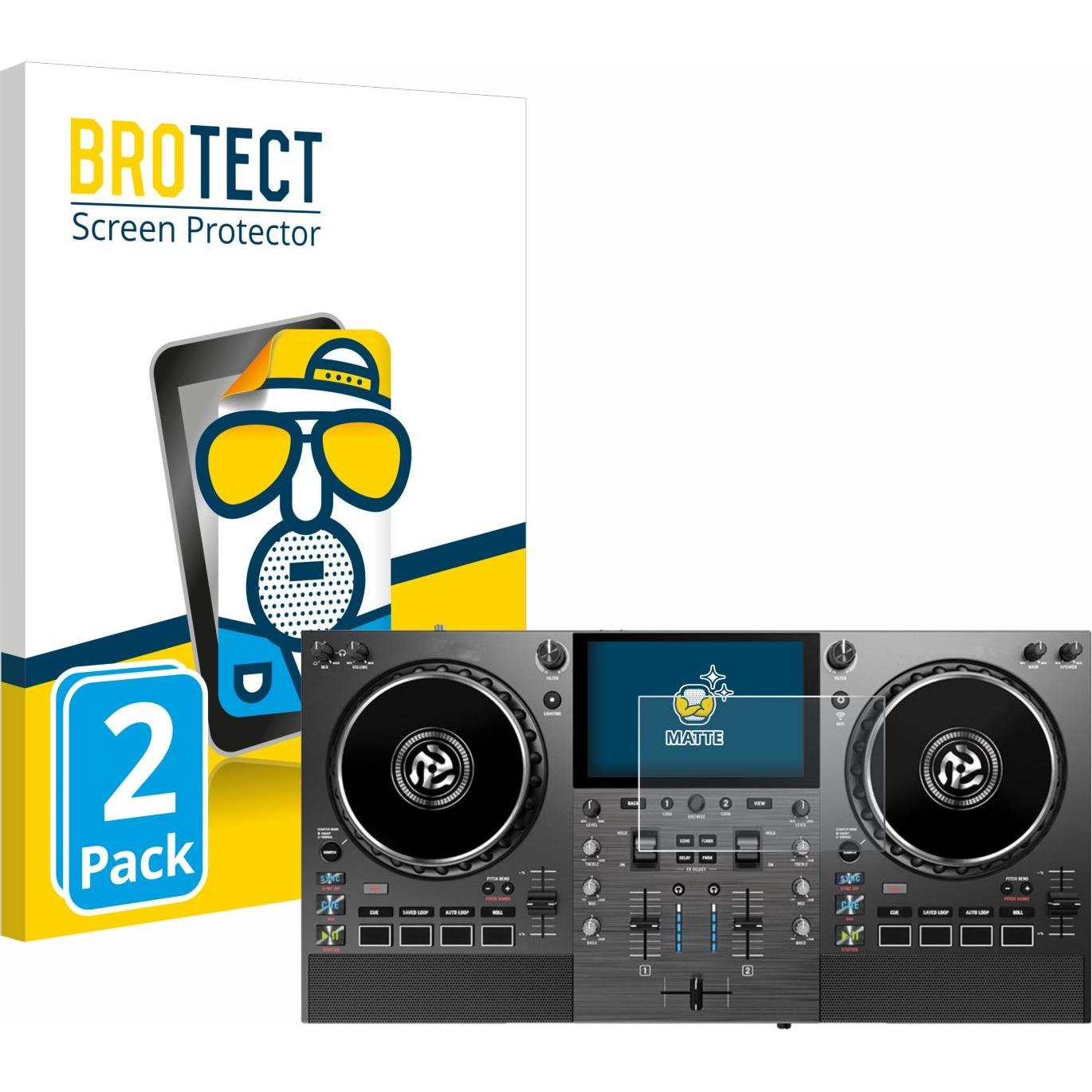 BROTECT Entspiegelungs-Schutzfolie Displayschutz Matt (2 Stück, Mixstream Pro Go), Tablet Schutzfolie