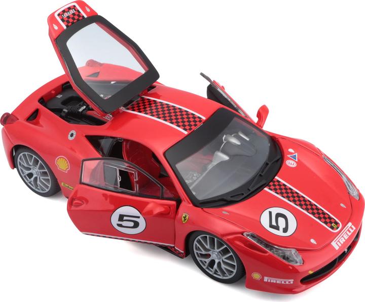 Actual product image Bburago 1:24 Model Car Ferrari 458 Ch