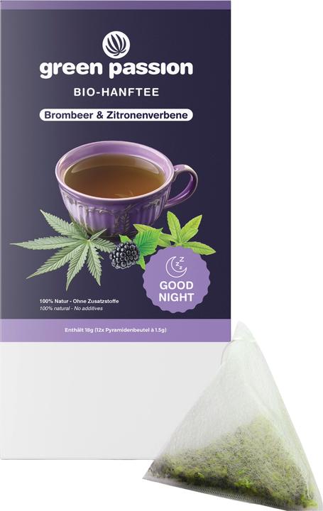 Produktbild Green Passion Bio-Hanftee Good Night (18 g)
