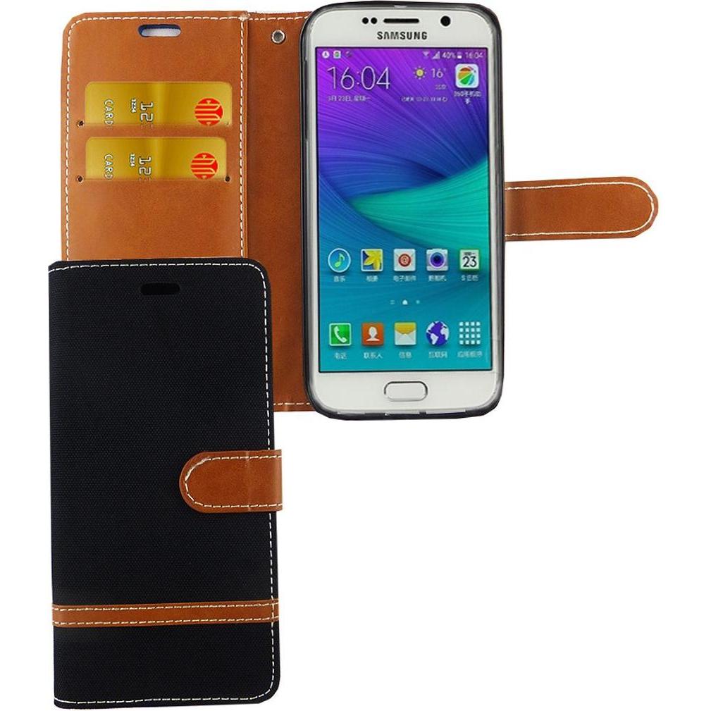 König Design Hülle Handy Schutz für Samsung Galaxy S6 Case Cover Tasche Wallet Etui Bumper (Samsung Galaxy S6), Smartpho...