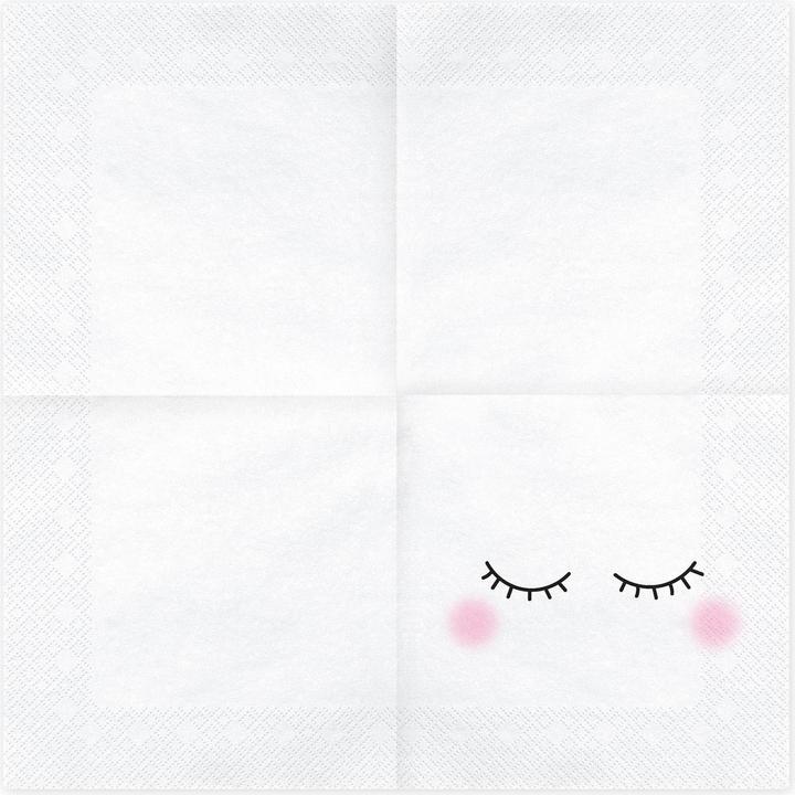 Actual product image Partydeco Sleepy (20 pieces) (20 pcs., 33 x 33 cm)