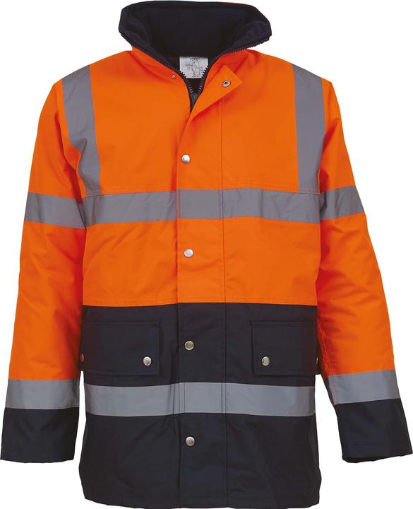 Navy Blau, Orange