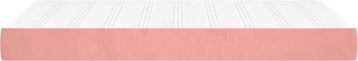 Image du produit vidaXL Taschenfederkernmatratze Rosa Samt (120 x 220 cm, Noyau de printemps)