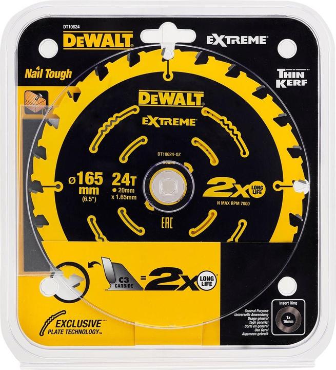 Actual product image DeWalt Battery KSB 165x20 24 WZ 18° for DCS391 DT10624
