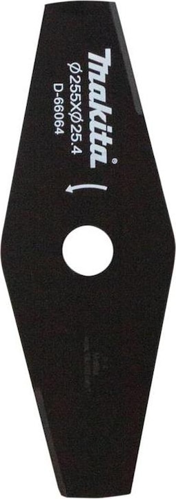 Actual product image Makita D-66064 2 Tooth Impact Knife 255x25 4mm (Lawn mower blades + replacement blades garden machinery)