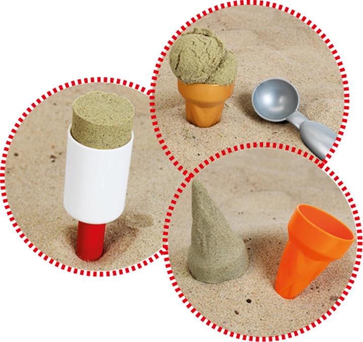 Actual product image Theo Klein 2371 Beach Picnic - Ice Cream Sand Set, 7 pcs.