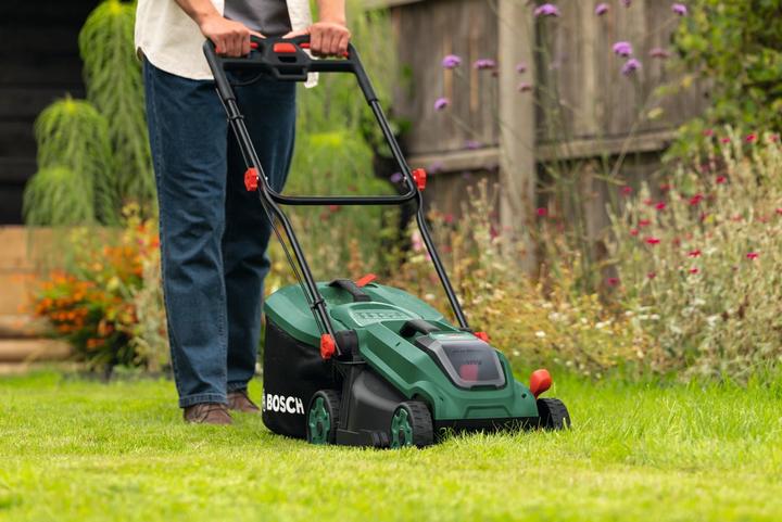 Image du produit Bosch Hausgeräte Rotak 18V-34 Set Akku-Rasenmäher (Fonctionnement sur batterie)