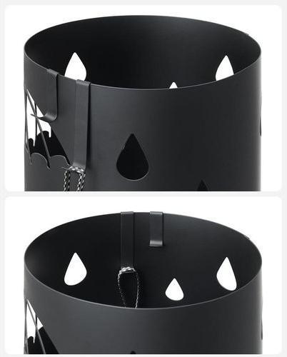 Actual product image Songmics Schirmständer Schwarz, Detailfarbe: Schwarz (19 x 19 x 44 cm)