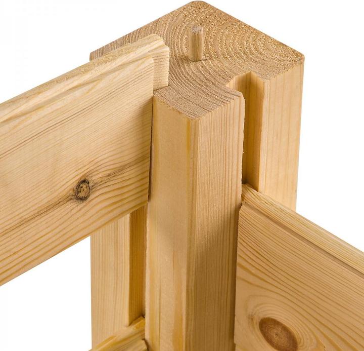 Immagine prodotto Dema Holz Hochbeet Pflanzbeet Blumenbeet Pflanzenbeet Gartenbeet Kiefer 104x104x77 cm