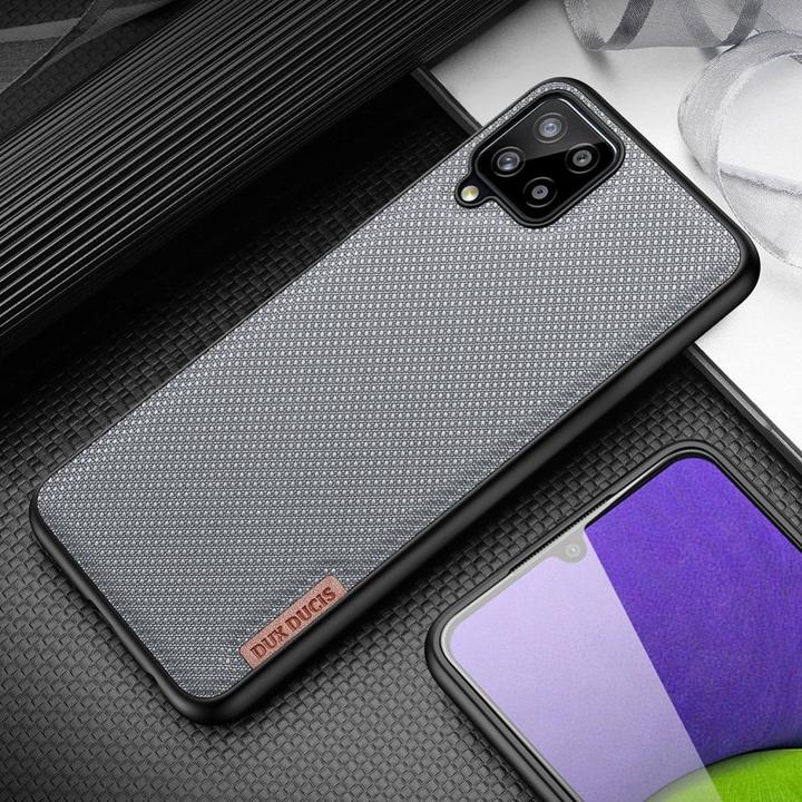 Produktbild Dux Ducis Fino case covered with nylon material for Samsung Galaxy A22 4G gray (Samsung Galaxy A22)