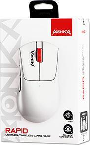 Actual product image Marvo MONKA RAPID Mouse white, 12000DPI, Tri-Mode (Cable, Wireless)