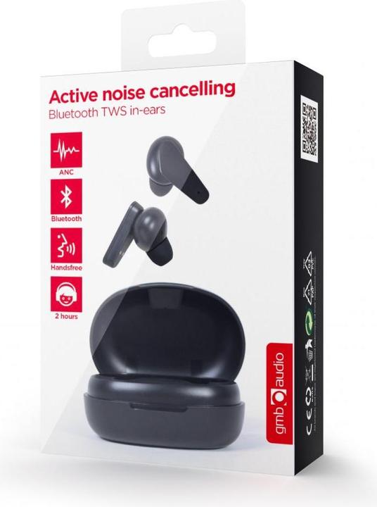 Actual product image Gembird GMB Audio Bluetooth Stereo Headphones TWS /'Malmö/' (ANC, 8 h, Wireless)