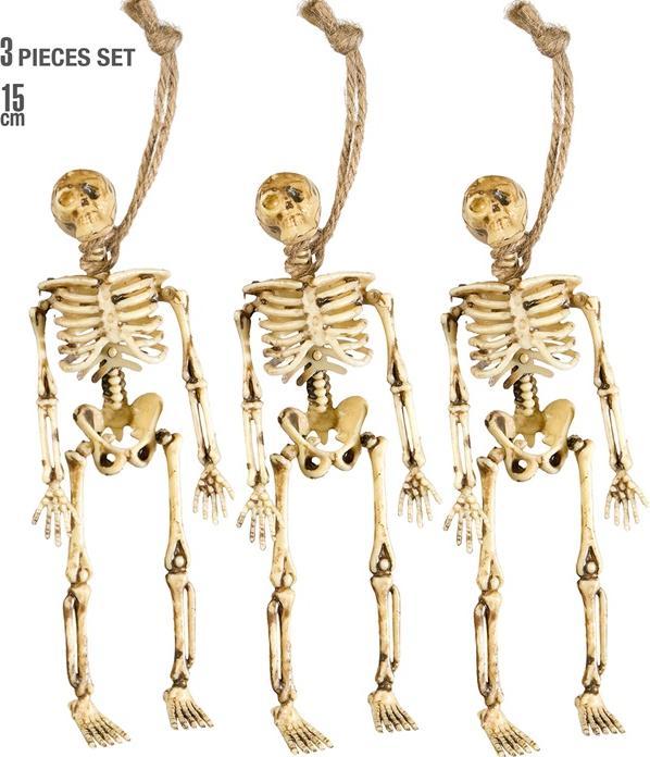 Actual product image Widmann Skeleton on cord (3 pcs.)