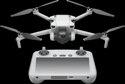 Image du produit DJI Mini 3 avec contrôleur RC et Fly More Combo (38 min, 248 g, 48 Mpx)