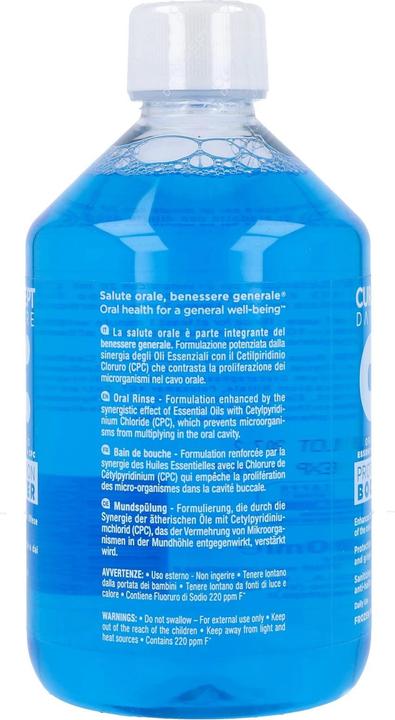 Actual product image Curasept Daycare Protection Booster Frozen Mint Mouthwash 500ml (500 ml, Mouthwash)