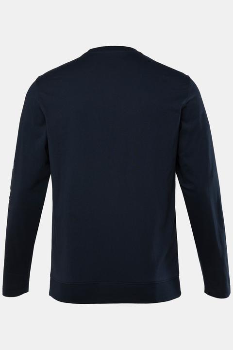 Produktbild Men+ Langarmshirt, Bauchfit, Ärmelprint (7XL)