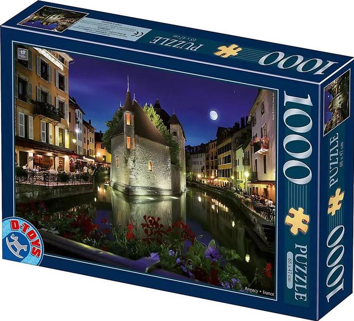 Image du produit D-Toys Puzzle 1000 France, Annecy de nuit (1000 pièces)