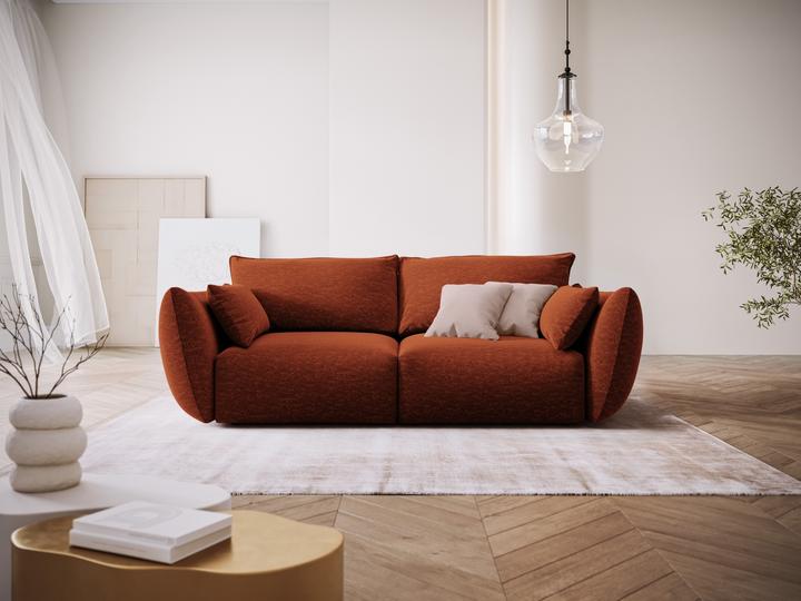Actual product image Maison Heritage Sofa, "Clau", 2 Seats, Terracotta, 180x110x85 Made in Europe (2 person sofa)