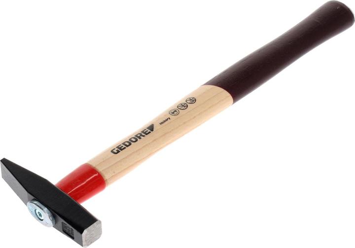 Produktbild Gedore 600 H-100 Schlosserhammer ROTBAND-PLUS mit Hickorystiel, 100 g (100 g)