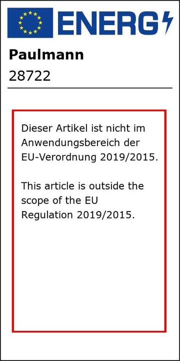 Energie-Label Paulmann Allgebrauchslampe (E27, 100 lm, 1 x)