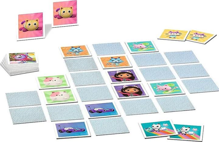 Actual product image Ravensburger memory® Gabby's Dollhouse - 22596 - The classic game for fans of the preschool series (German, Multilingual, 2 - 8 Players)