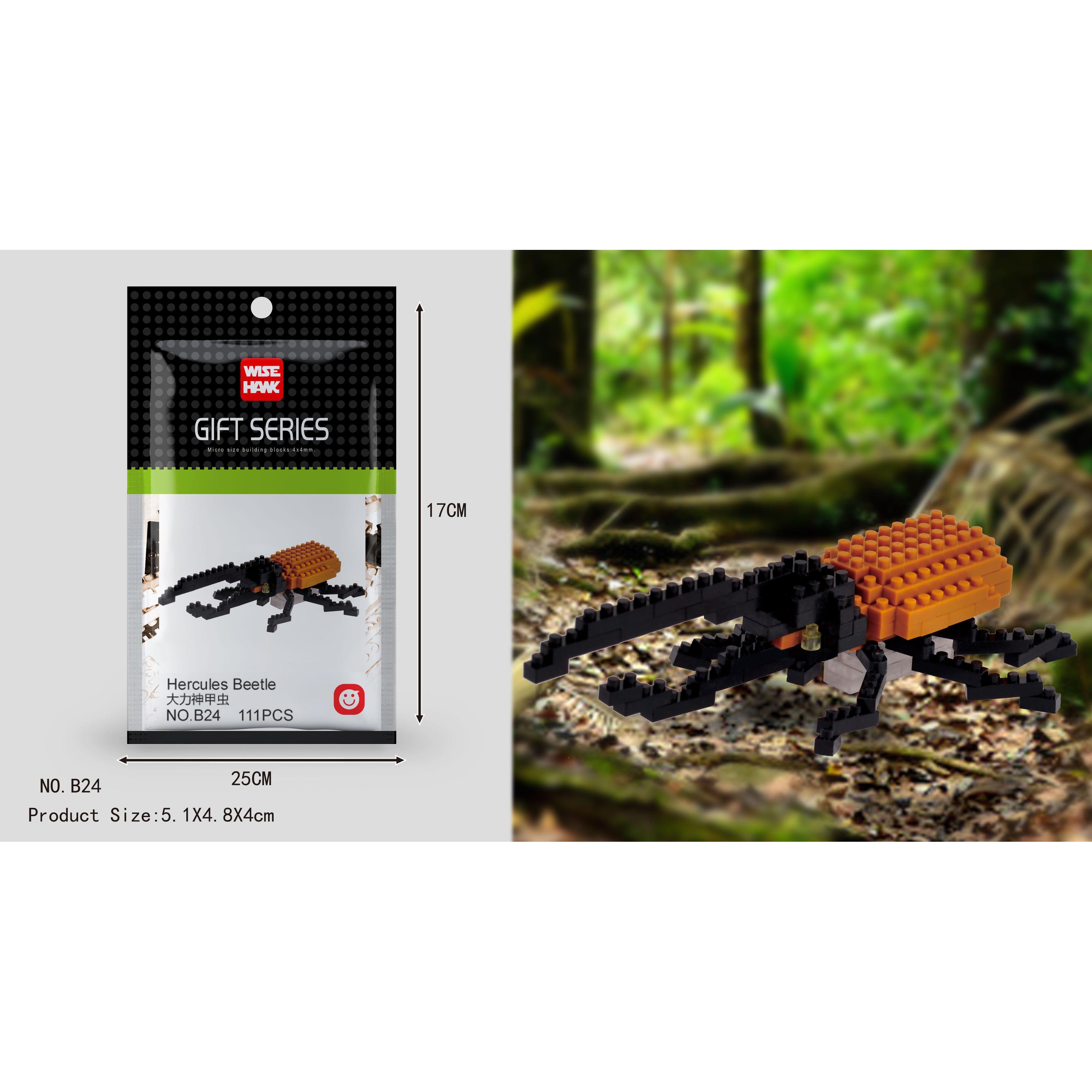 Tinisu HerkuleskÃ¤fer Figur Bausteine Modell LNO Micro-Bricks