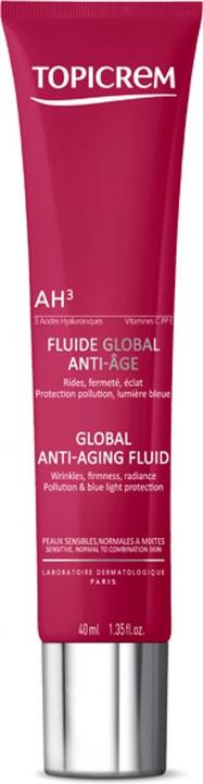 Actual product image Topicrem AH³ Global Anti-Aging Fluid (40 ml, Day cream, SPF 50)