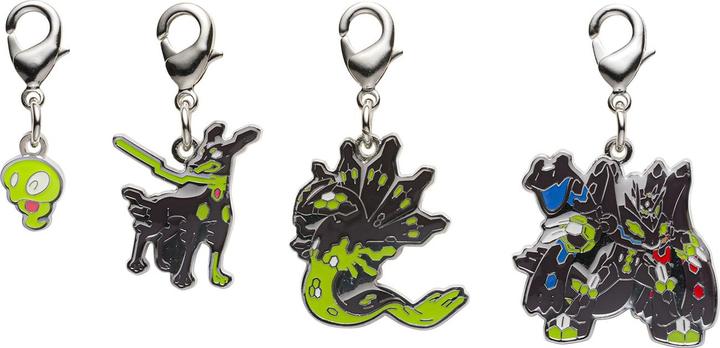 Pokémon Pokemon Center - Zygarde Schlüsselanhänger - 4 Stück