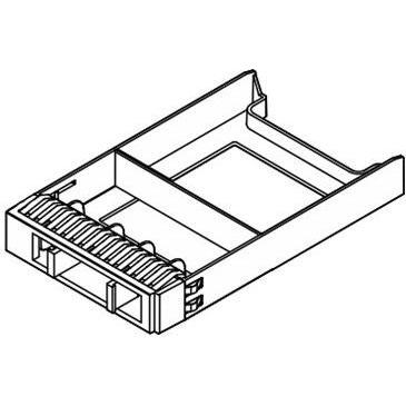 Lenovo ISG ThinkSystem 2.5inch HDD Filler by 8 units, Server Zubehör, Schwarz