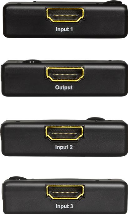 Produktbild LogiLink Switch HDMI 3x1-Port, 1080p