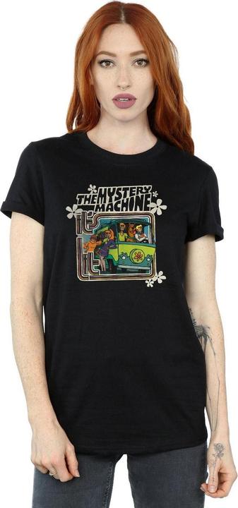 Immagine prodotto Scooby Doo Maglietta Boyfriend in cotone da donna/donna The Mystery Machine (S)