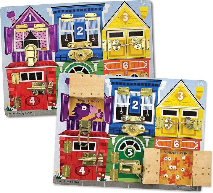 Actual product image Melissa & Doug Board with fasteners