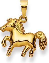 Actual product image Natsumi Schmuck Pendant Horse Gold 18K/750 (750/18 K Yellow gold)