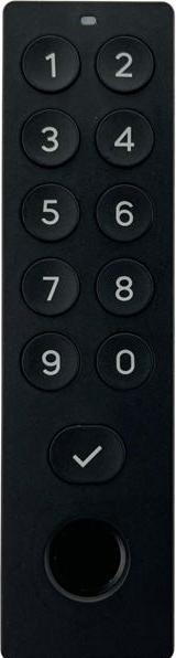 Produktbild Tedee Go 2 mit Bridge und Keypad Pro (Bluetooth, Elektronische Zahlenkombination, Smartphone, Fingerabdruck)