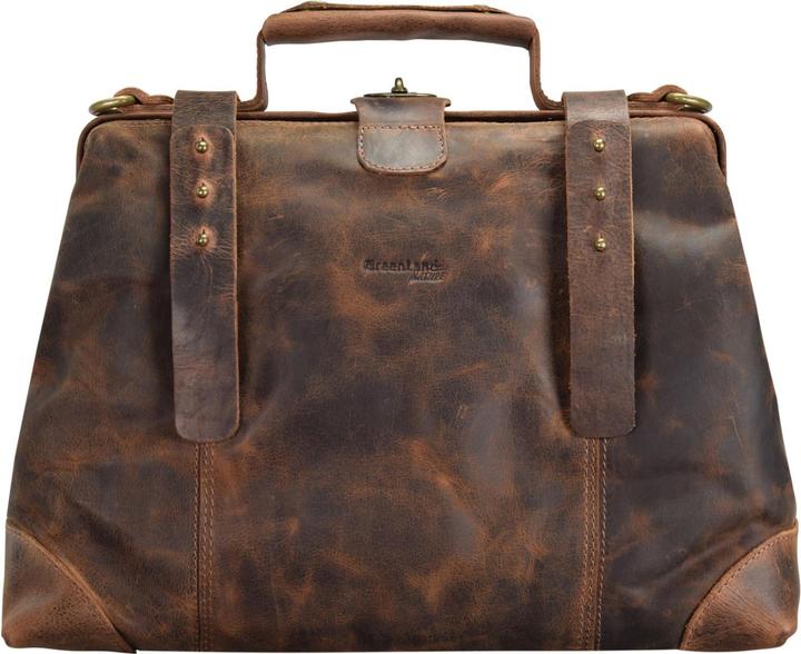 Actual product image Greenland Nature Classic hanger bag doctor's case leather 37 cm