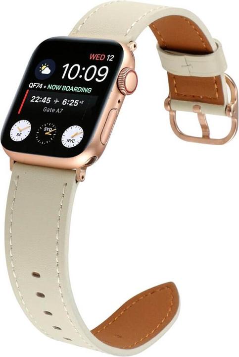 Actual product image Cover-Discount Apple Watch 42/41/40mm - Replacement strap leather (Leather)