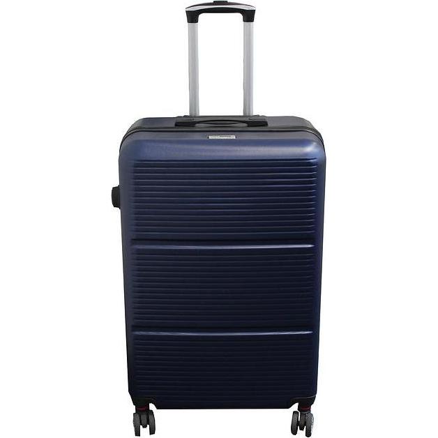 Champ Blu Valigia, Valigia - Trolley Set 3 Pezzi Guscio Rigido,