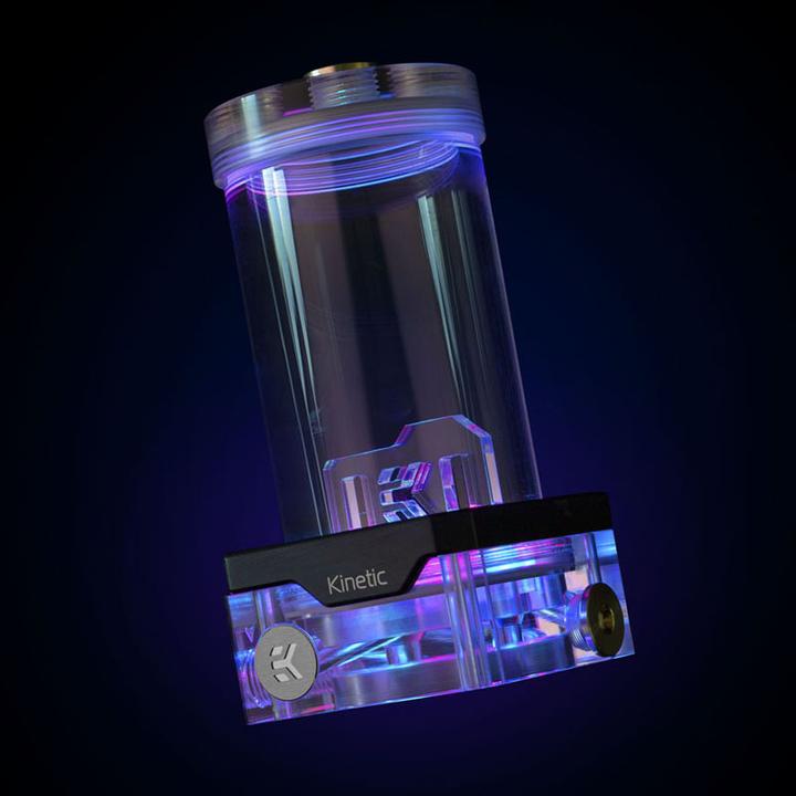 Actual product image EKWB EK-Quantum Kinetic TBE 160 DDC balance tank D-RGB - acrylic