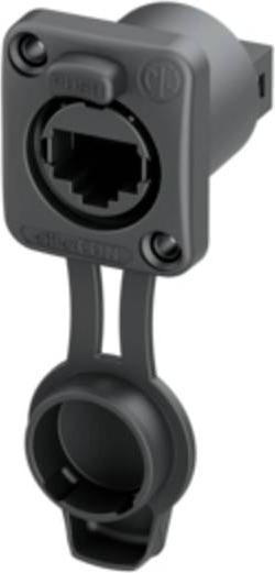 Actual product image Neutrik etherCON TOP airtight panel mount socket IDC NE8FDIS-TOP socket, installation Sc